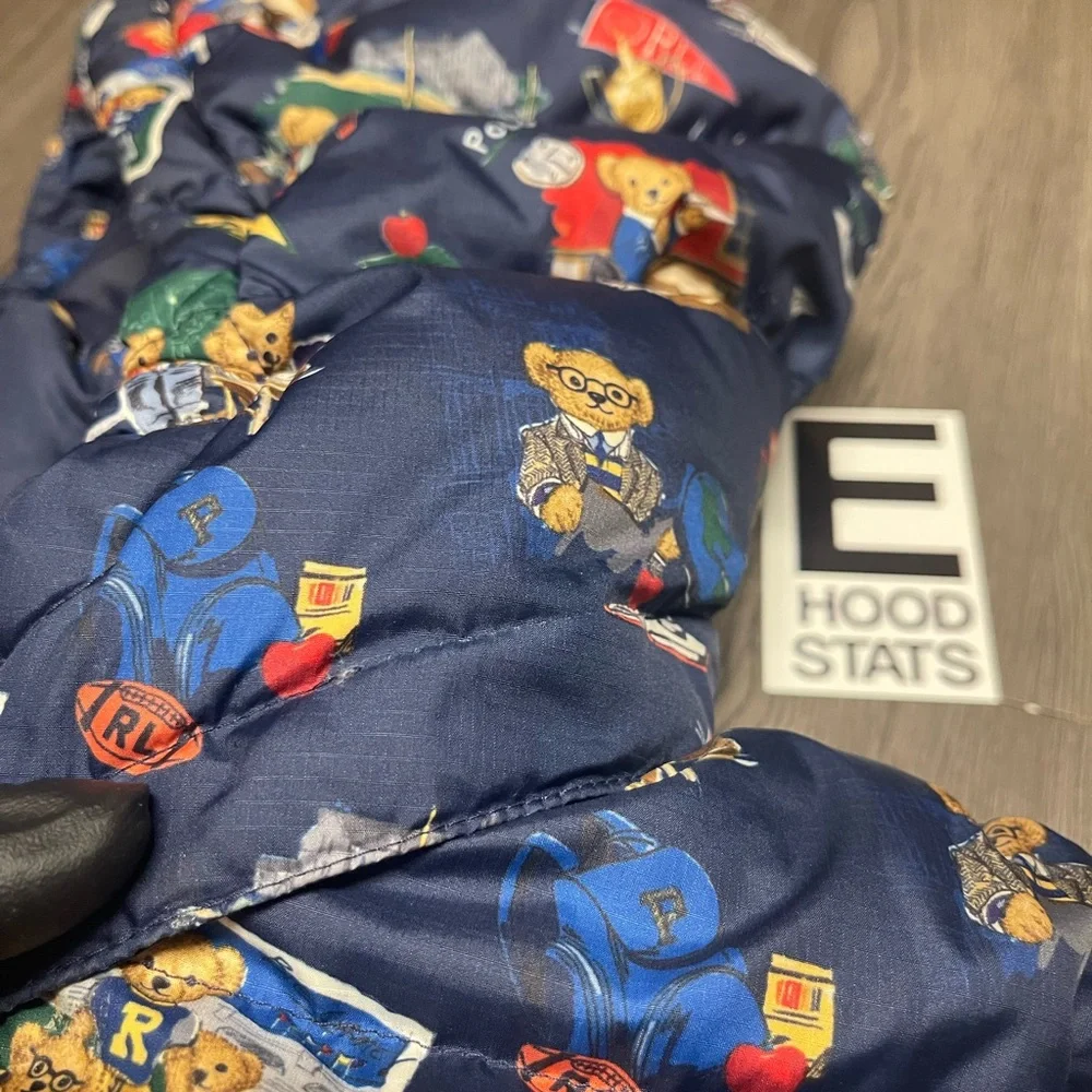 Polo Ralph Lauren Academy Print Boys Size 5 Puffer Jacket